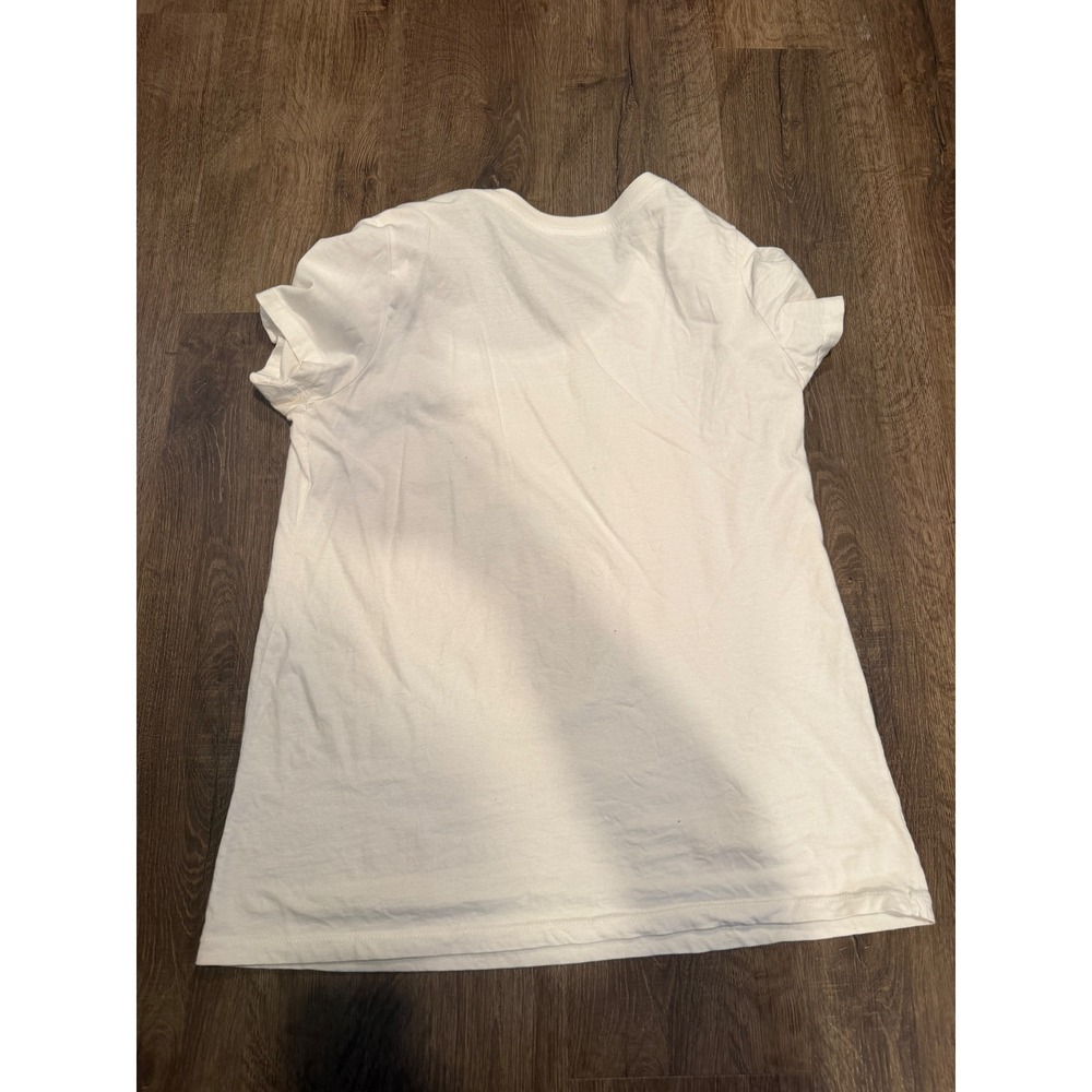 Frida Kahlo Official Graphic Tee White Cotton Short Sleeve Shirt Size 0 - Picture 3 of 4